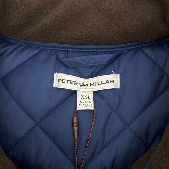 NEW Peter Millar Men's Hudson Lightweight Quilted Vest Navy Blue XXL - Picture 8 of 11